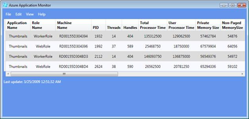 Azure Application Monitor screenshot