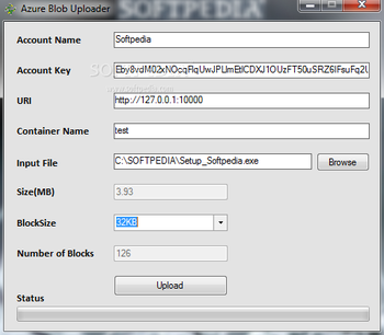 Azure Blob Uploader screenshot 2