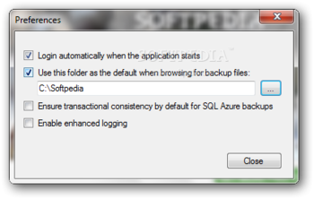Azure SQL Database Backup screenshot 2