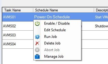 Azure Virtual Machine Scheduler screenshot