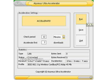 Azureus Ultra Accelerator screenshot 3