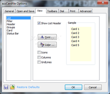 AZZ Cardfile screenshot 11