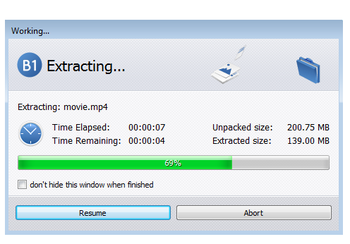 B1 Free Archiver screenshot 2
