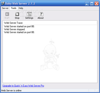 Baby ASP Web Server screenshot