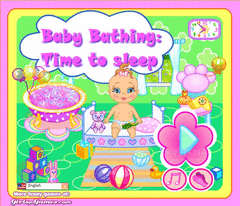 Baby Bathing: Time to Sleep screenshot