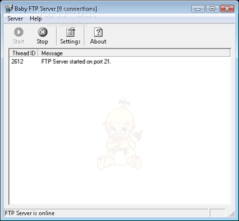 Baby FTP Server screenshot