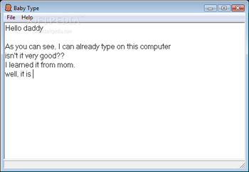 Baby Type screenshot