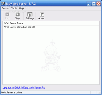 Baby Web Server screenshot