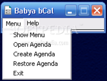 Babya bCal screenshot