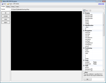 Babya HD-DVD Designer screenshot