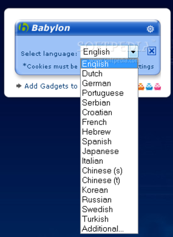 Babylon Translation Box screenshot 2