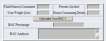 BAC screenshot