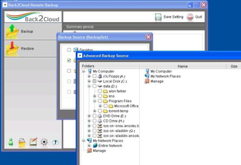 Back2Cloud Personal Backup screenshot