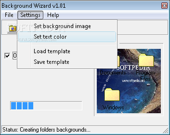 Background Wizard screenshot