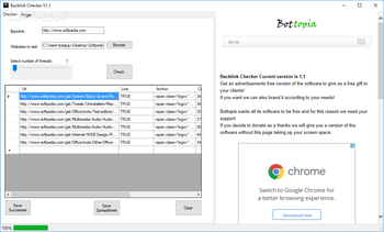 Backlink Checker screenshot