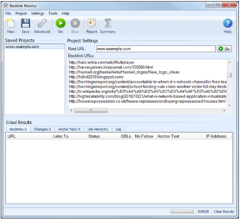 Backlink Monitor screenshot