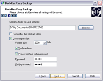 BackRex Easy Backup screenshot 2