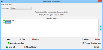 Backup Aider screenshot