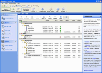 Backup Chunker screenshot 2