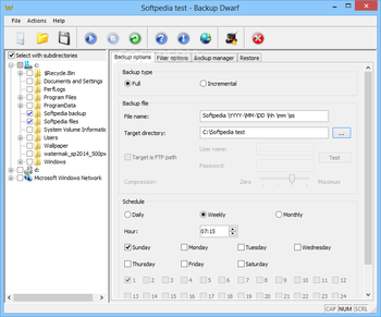 Backup Dwarf Home Edition screenshot 11