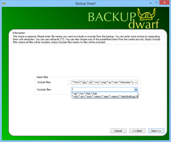 Backup Dwarf Home Edition screenshot 3