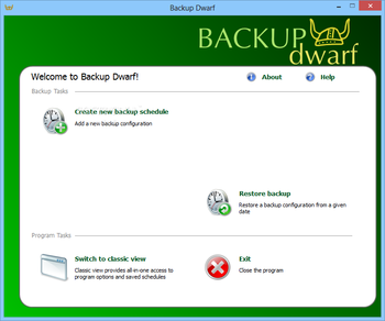 Backup Dwarf screenshot