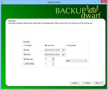 Backup Dwarf screenshot 4