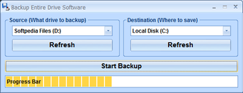 Backup Entire Drive Software screenshot