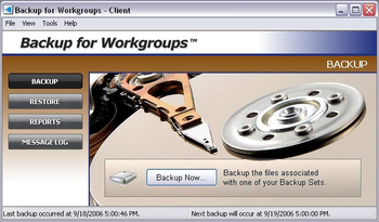 Backup for Workgroups screenshot 2