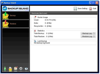 Backup Island screenshot