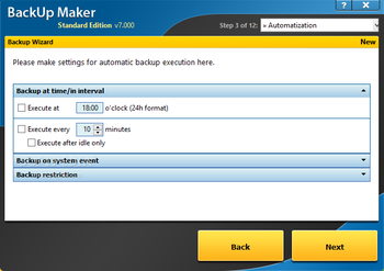 BackUp Maker Standard Edition screenshot 4