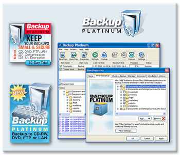 Backup PIatinum screenshot