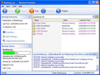 Backup Premium screenshot