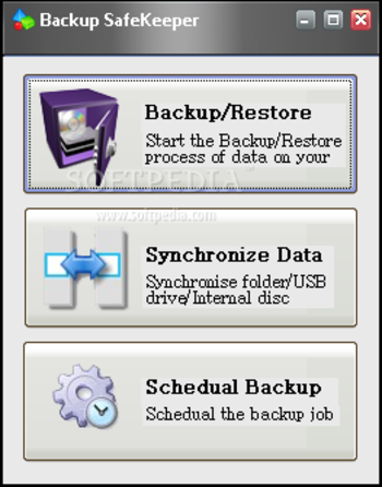 Backup SafeKeeper screenshot