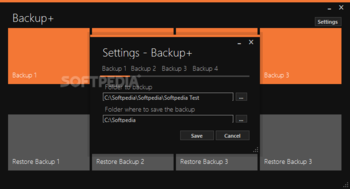 Backup+ screenshot 2