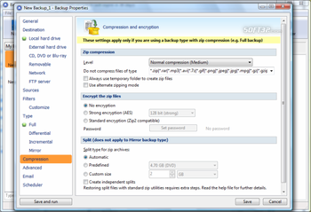 Backup4all Professional screenshot 3