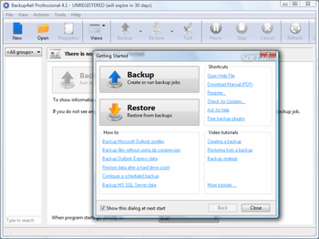 Backup4all Professional screenshot 7