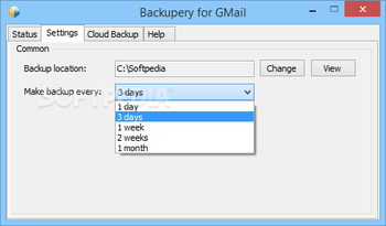 Backupery for GMail screenshot 2