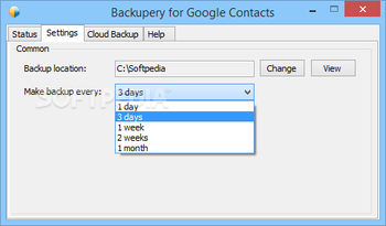Backupery for Google Contacts screenshot 2