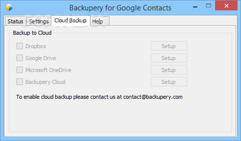 Backupery for Google Contacts screenshot 3