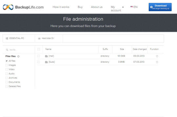 BackupLife screenshot 4