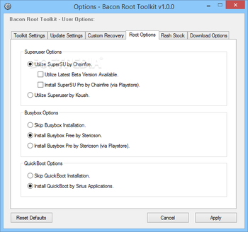 Bacon Root Toolkit screenshot 10