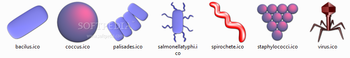 Bacteria and Virus Icons screenshot