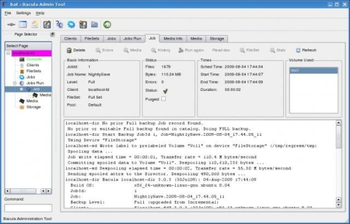 Bacula  screenshot