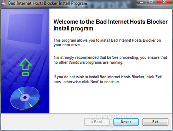 Bad Internet Hosts Blocker screenshot