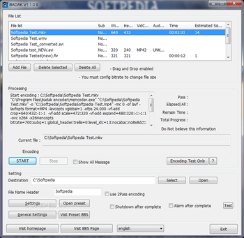 Badak Encoder screenshot