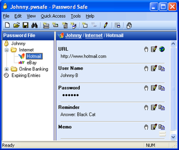 Bagusoft Password Safe screenshot 2