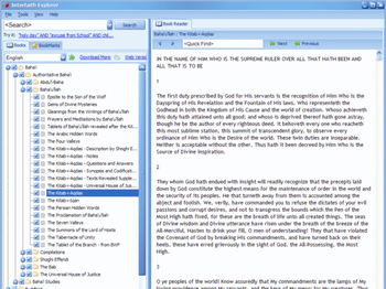 Bahai Interfaith Explorer screenshot 2