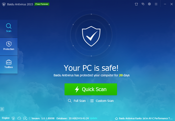 Baidu Antivirus screenshot