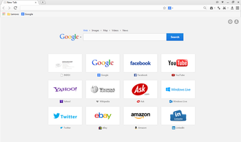 Baidu Browser screenshot